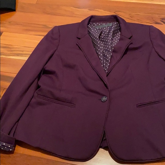 The Limited Jackets & Blazers - The Limited Purple blazer